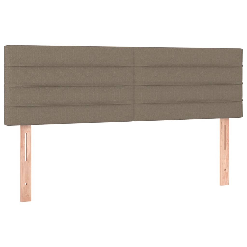 Kopfteil Hellgrau 80x5x118/128 cm Stoff