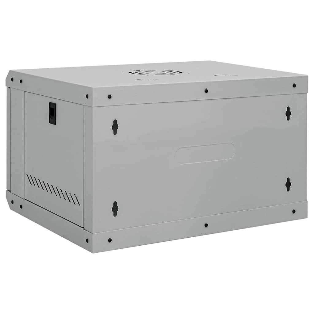 Netzwerkschrank mit Speicher Grau 60 x 45 x 28 cm Stahl