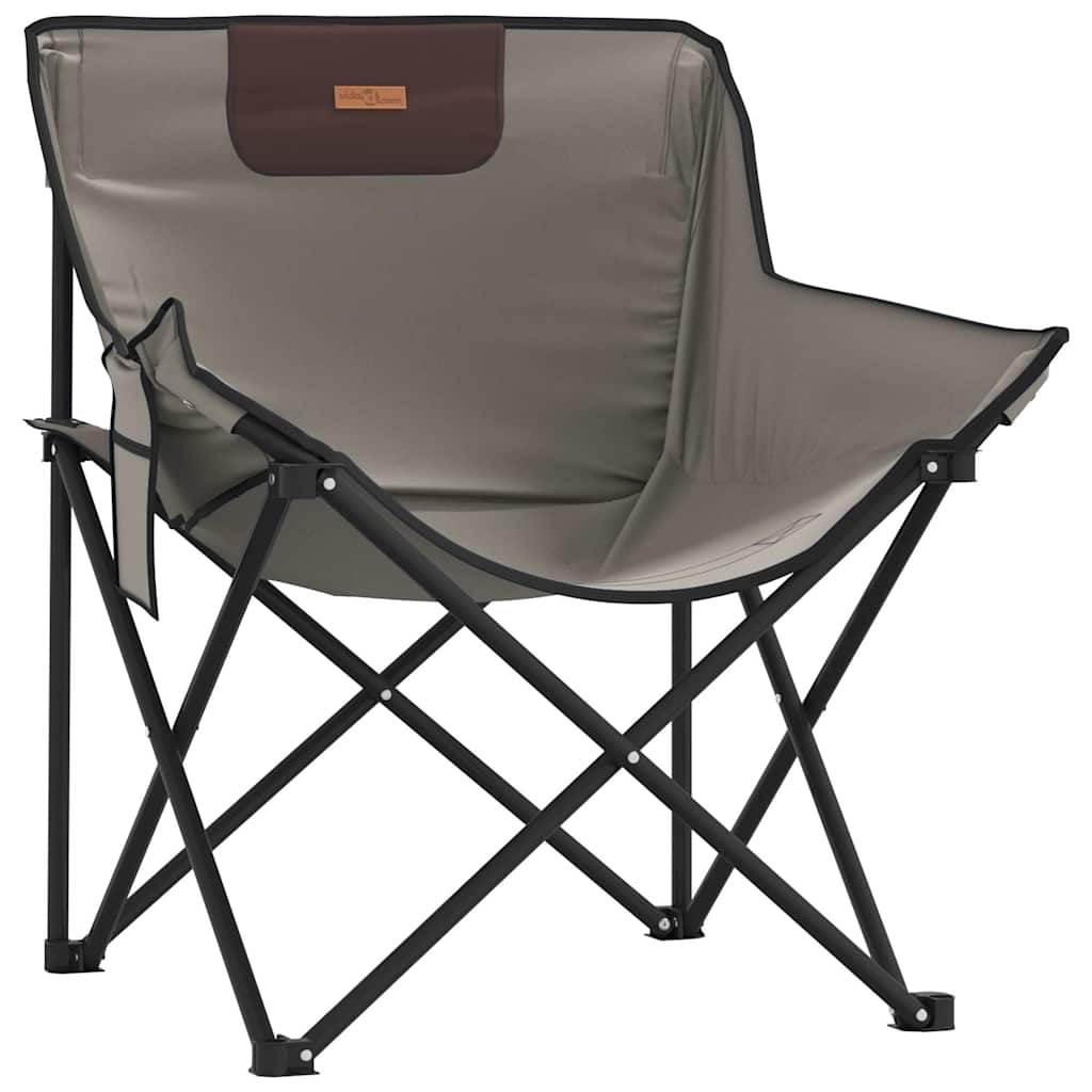 Campingstühle 2 Stk. mit Tasche Klappbar Schwarz