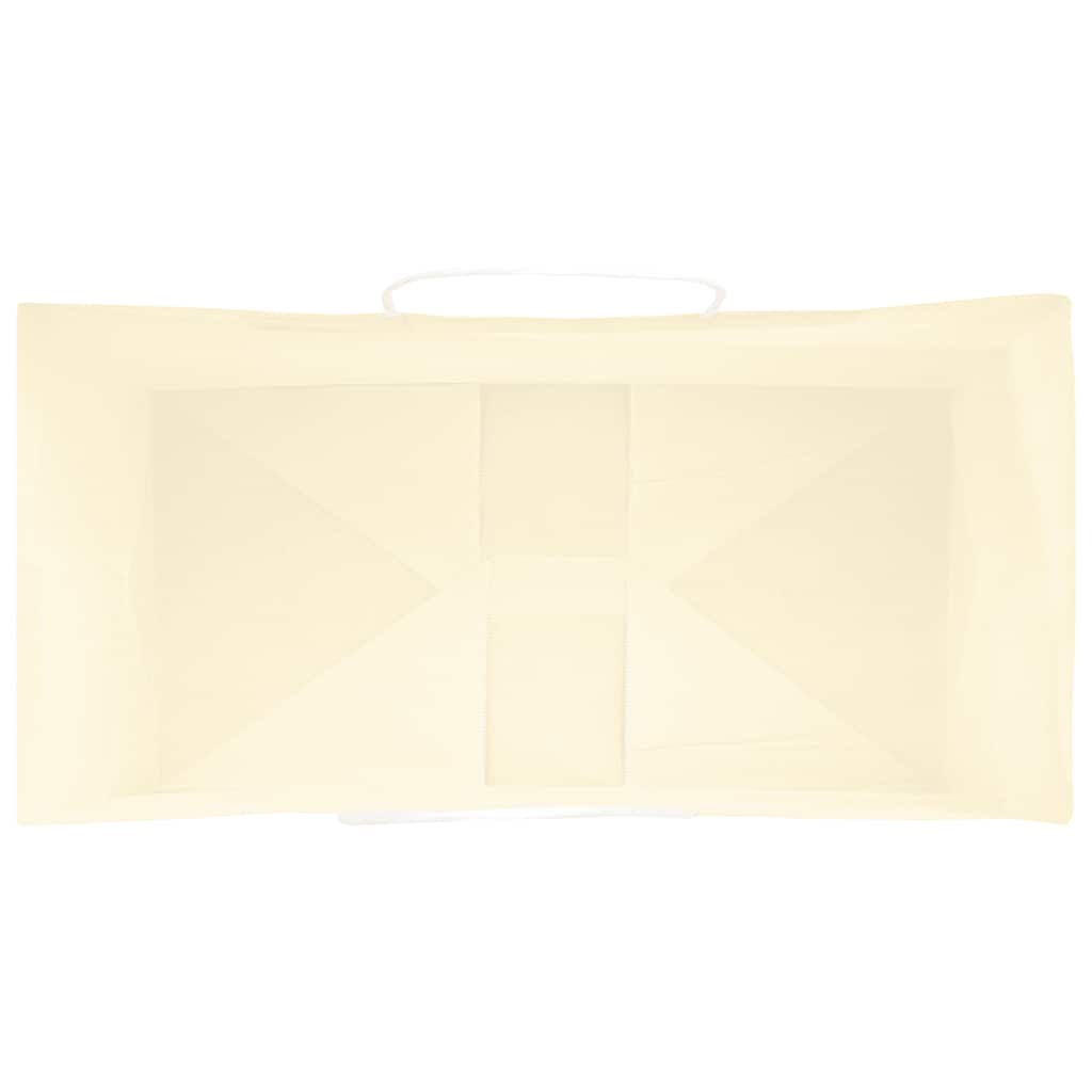 Papiertragetaschen 50 Stk. mit Henkeln Braun 21x11x36 cm