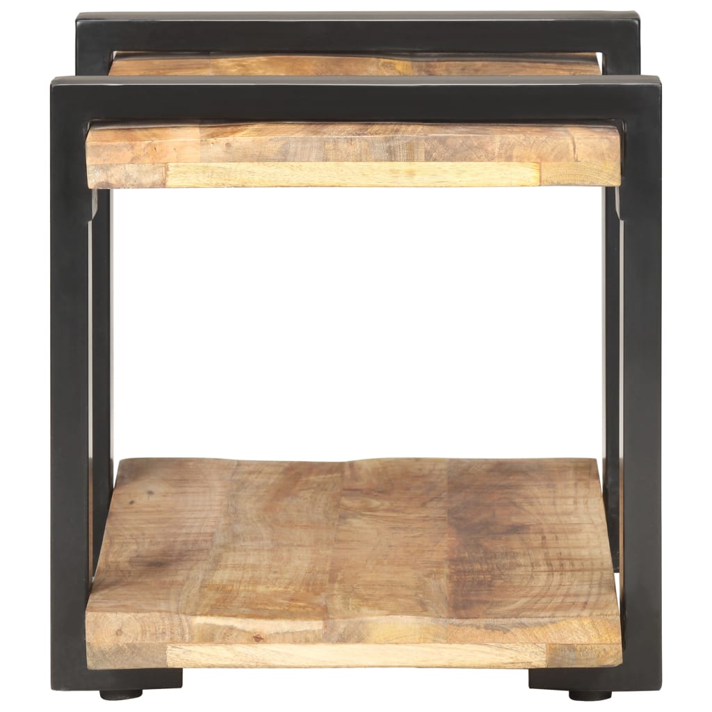 Nachttisch 50x40x40 cm Recyceltes Massivholz