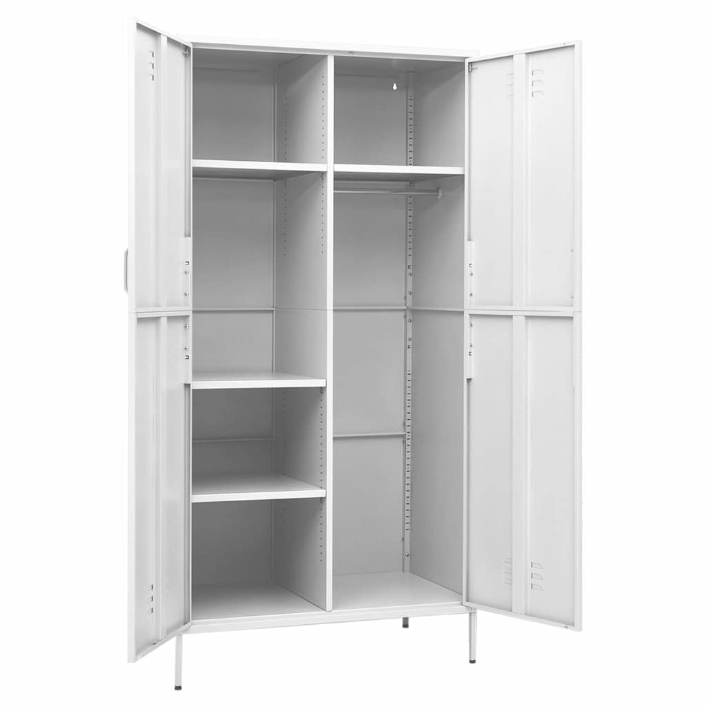 Kleiderschrank Olivgrün 90x50x180 cm Stahl