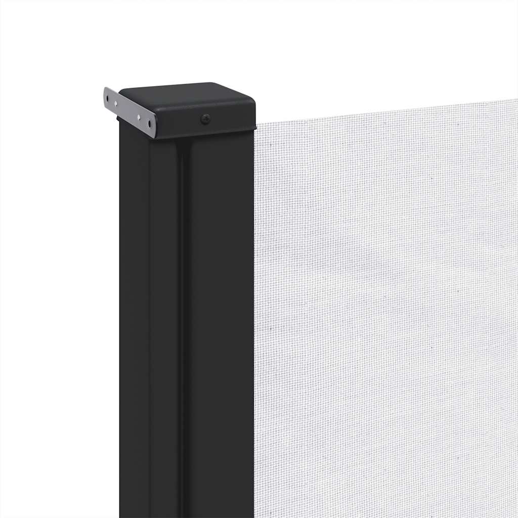 Seitenmarkise Ausziehbar Schwarz 100x300 cm