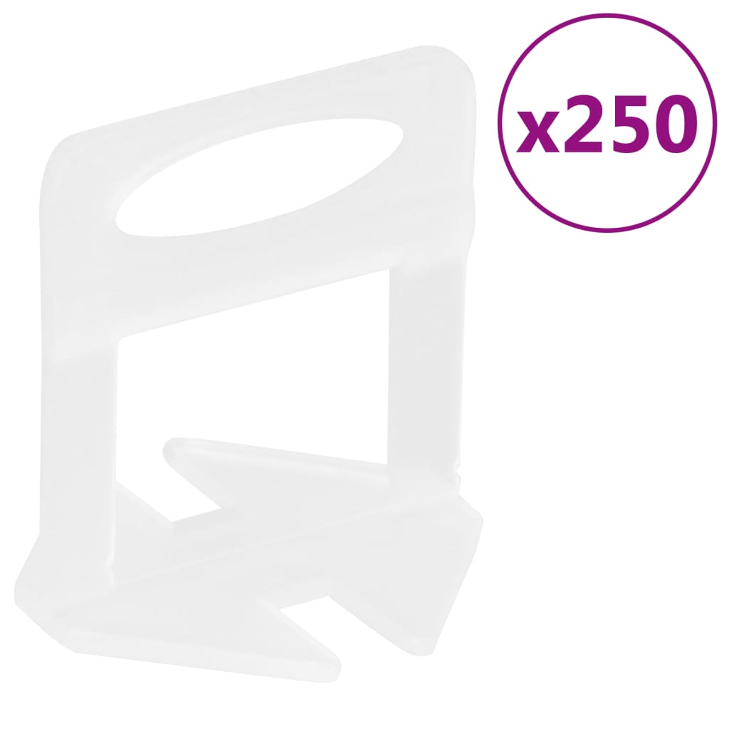 Fliesen-Nivellierclips 250 Stk. 1 mm