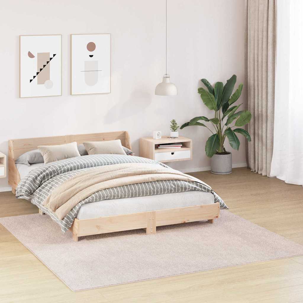 Anti-Rutsch Shaggy Teppich Dunkelgrau 200 x 200 cm PP