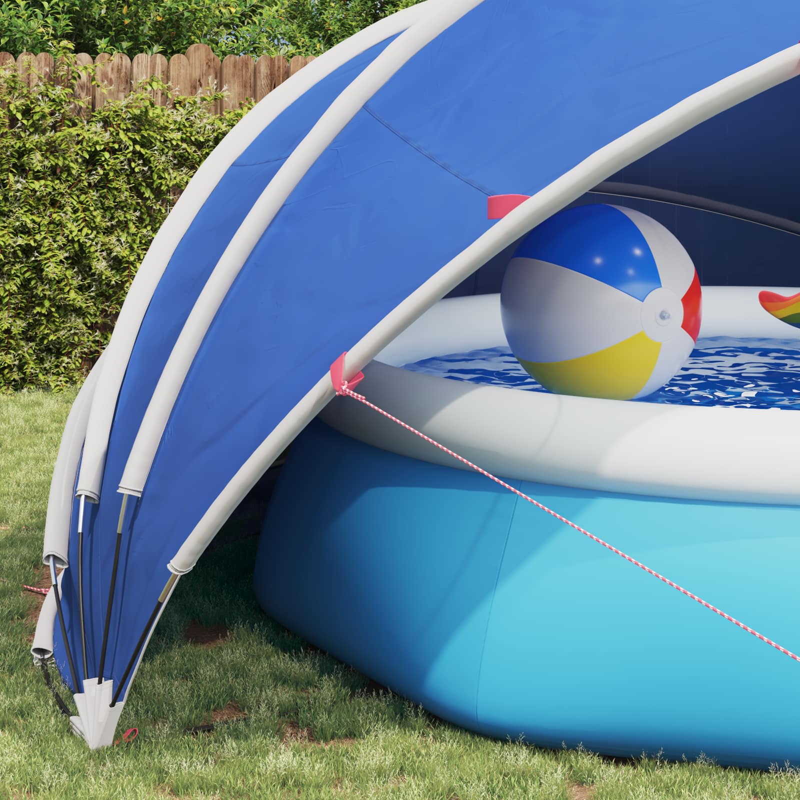 Pool-Dome 336 x 322 x 160 cm 185T Polyester mit PU-Beschichtung