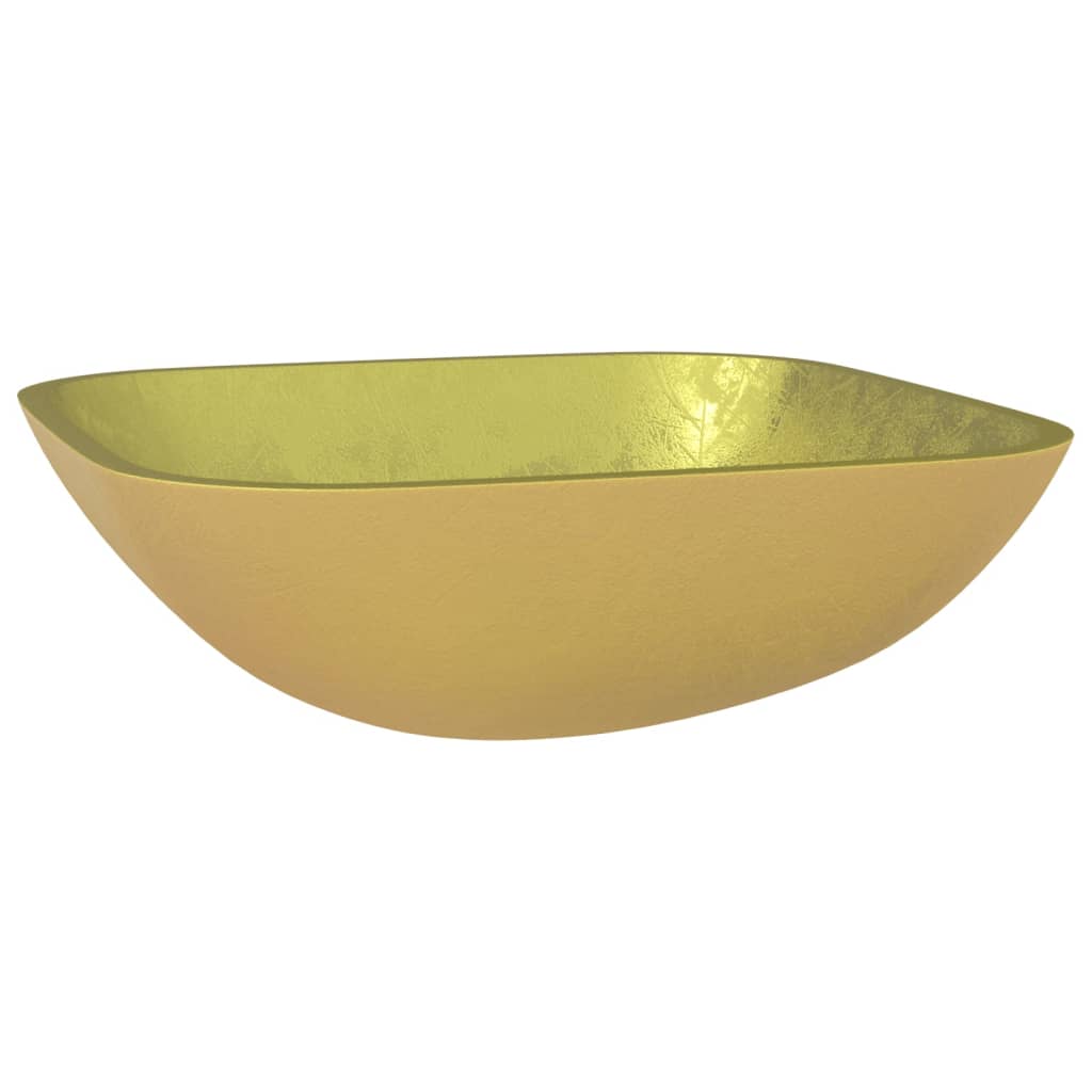 Waschbecken Glas 42x42x14 cm Transparent