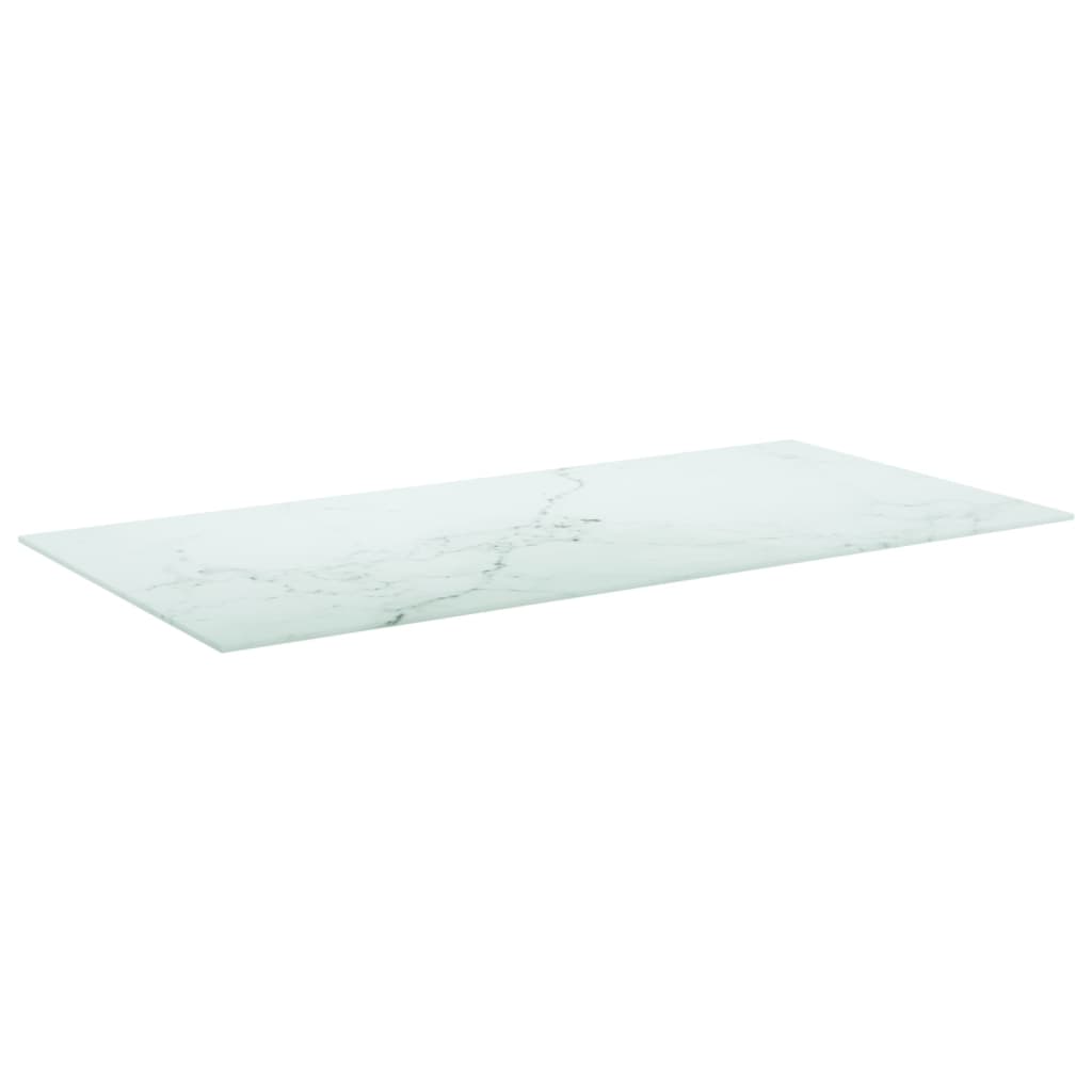 Tischplatte aus gehärtetem Glas quadratisch 700x700 mm