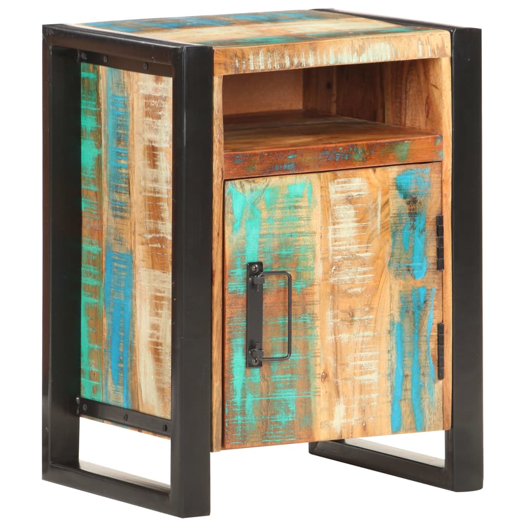 Nachttisch 40x35x55 cm Massivholz Mango