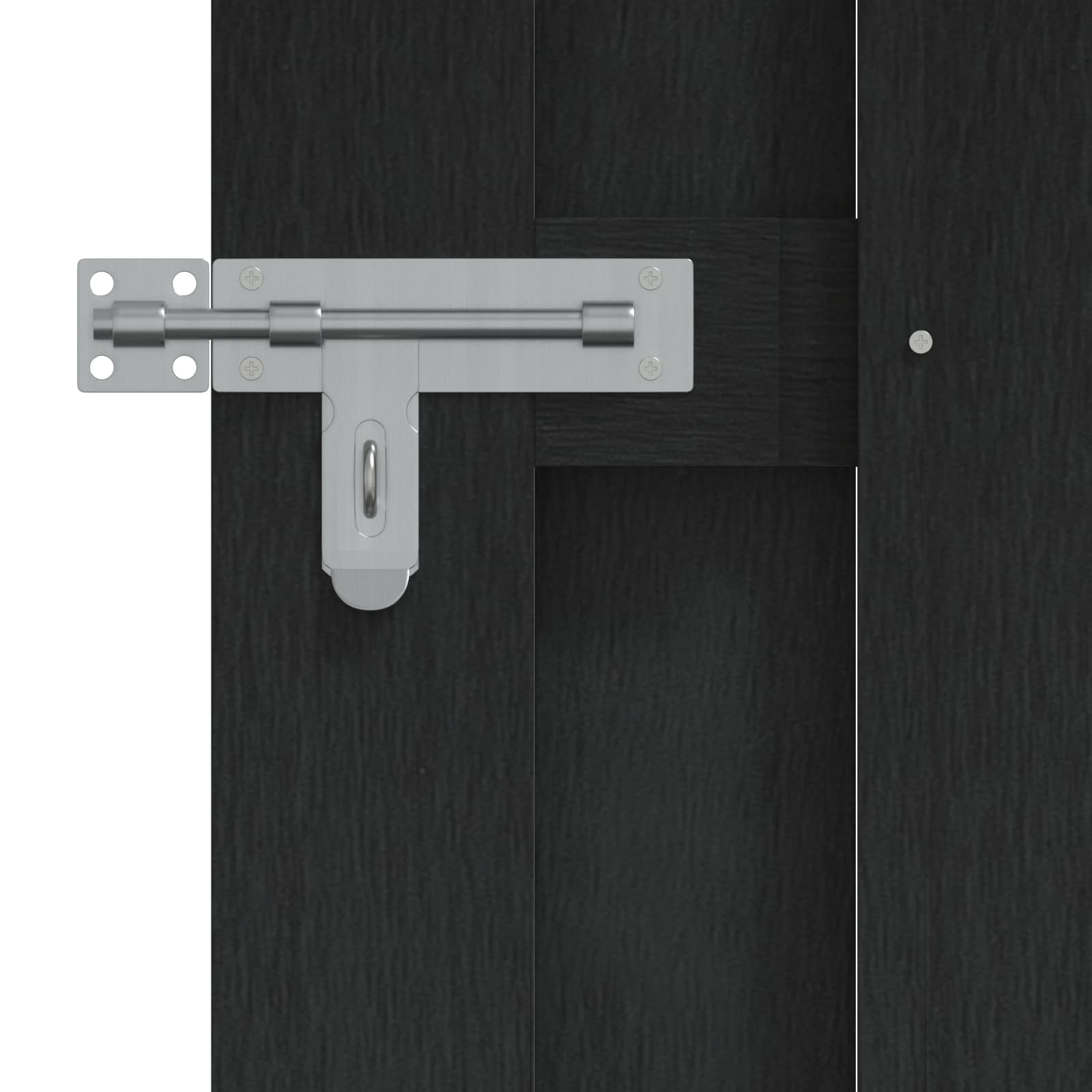 Gartentor WPC 100x112 cm Grau