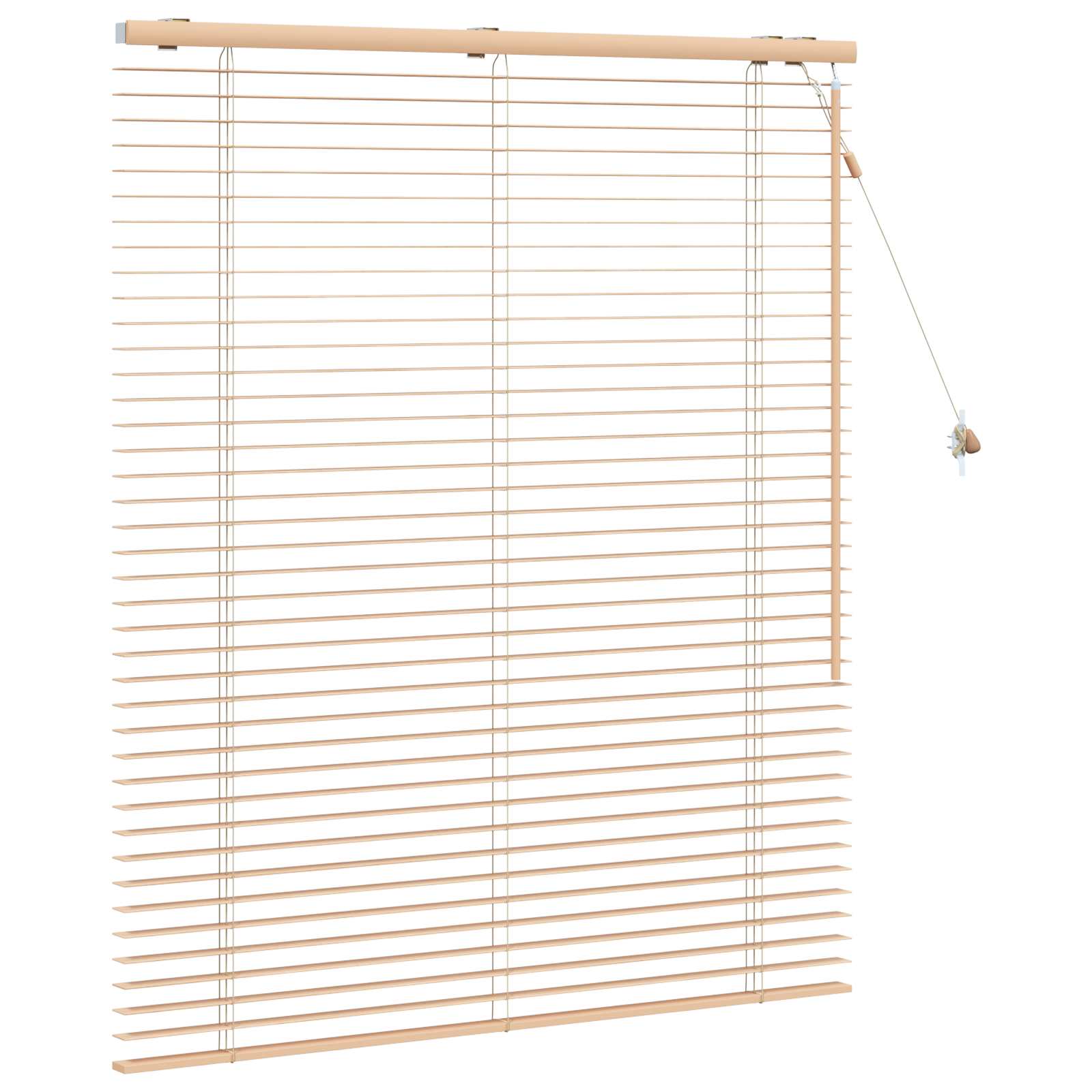 Jalousie Eichenoptik 40 x 130 cm 35 mm Massives Paulownia-Holz