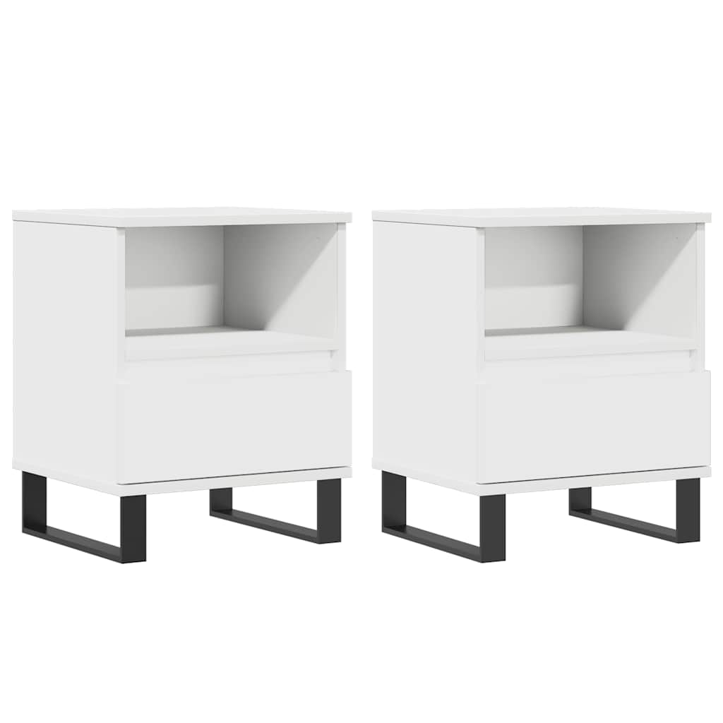 Bettschrank Schwarz Eichen-Optik 40 x 35 x 50 cm Holzwerkstoff