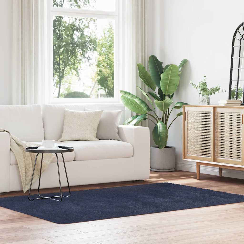 Teppich Shaggy Hochflor NAVARRA Beige 60x100 cm Polyester
