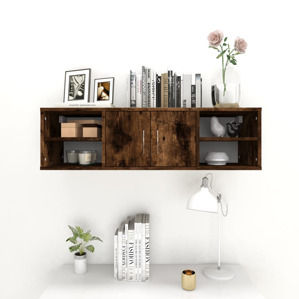 Wandregal Weiß 102x30x29 cm Holzwerkstoff