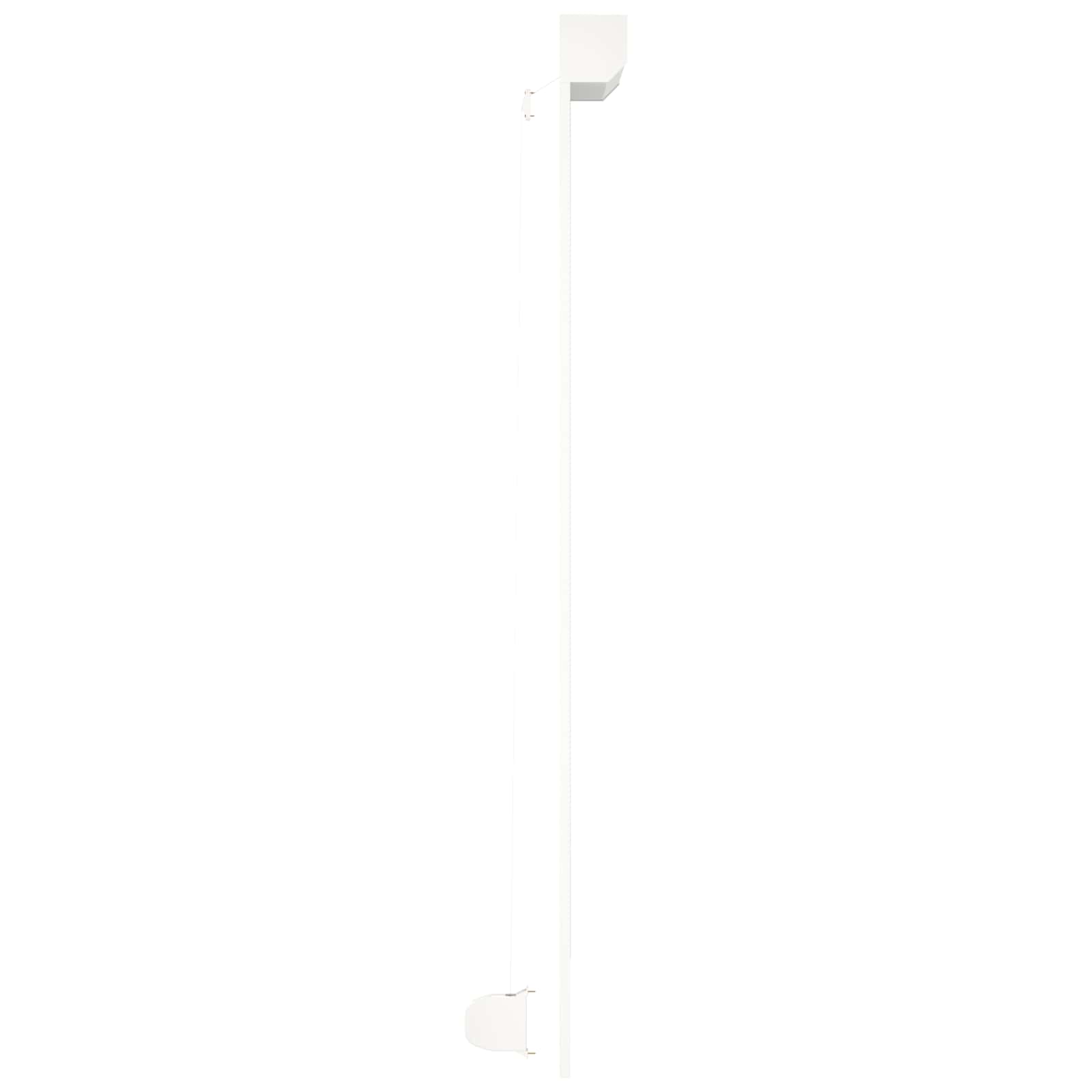 Rollladen Weiß 70 x 100 cm Aluminium und Polyurethan