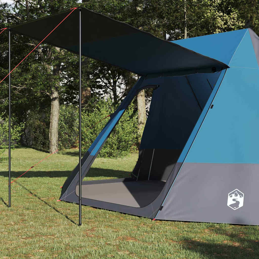 Campingzelt mit Dach mit Speicher Grün 482 x 360 x 227 cm Taft