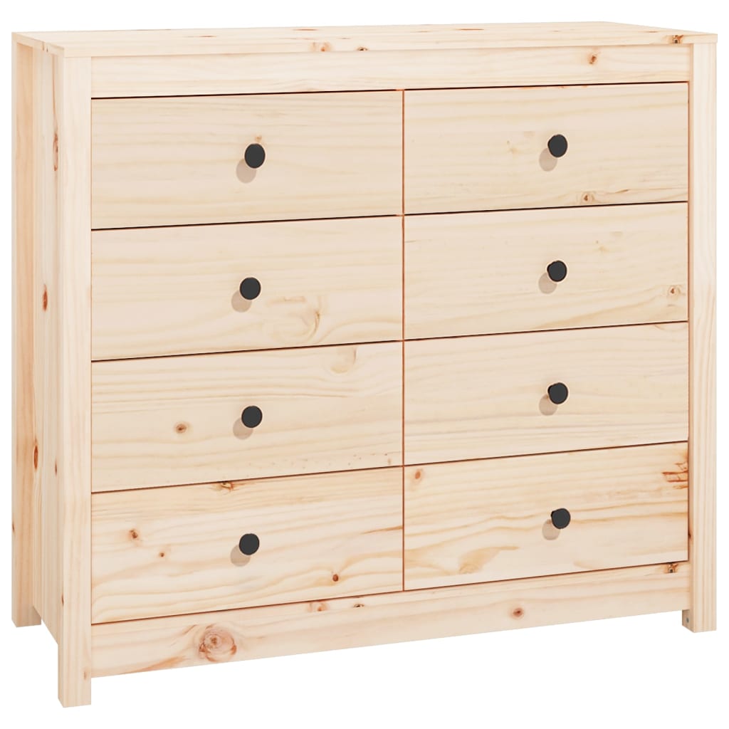 Beistellschrank 100x40x72 cm Massivholz Kiefer