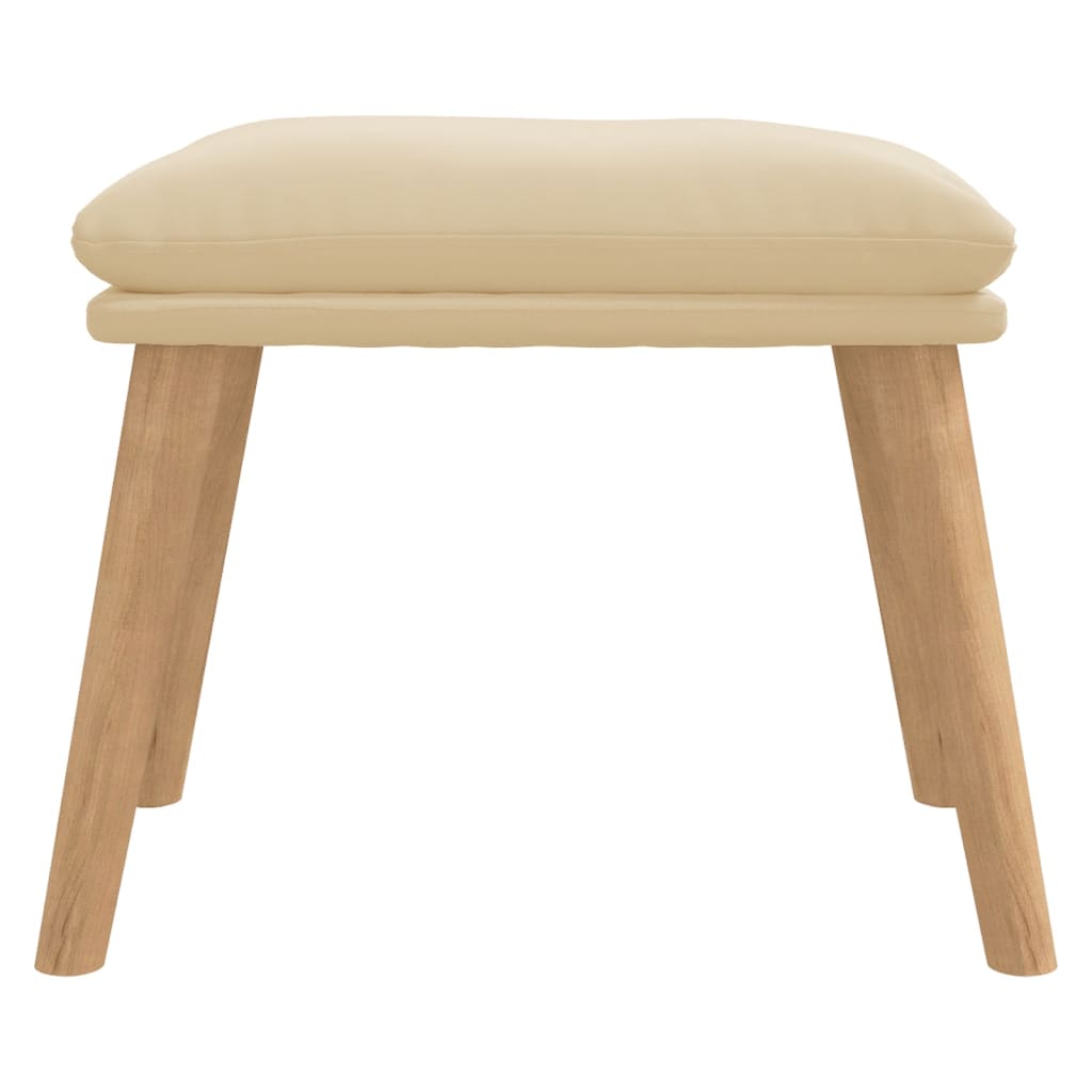Fußhocker Hellgrau 45x29,5x35 cm Samt