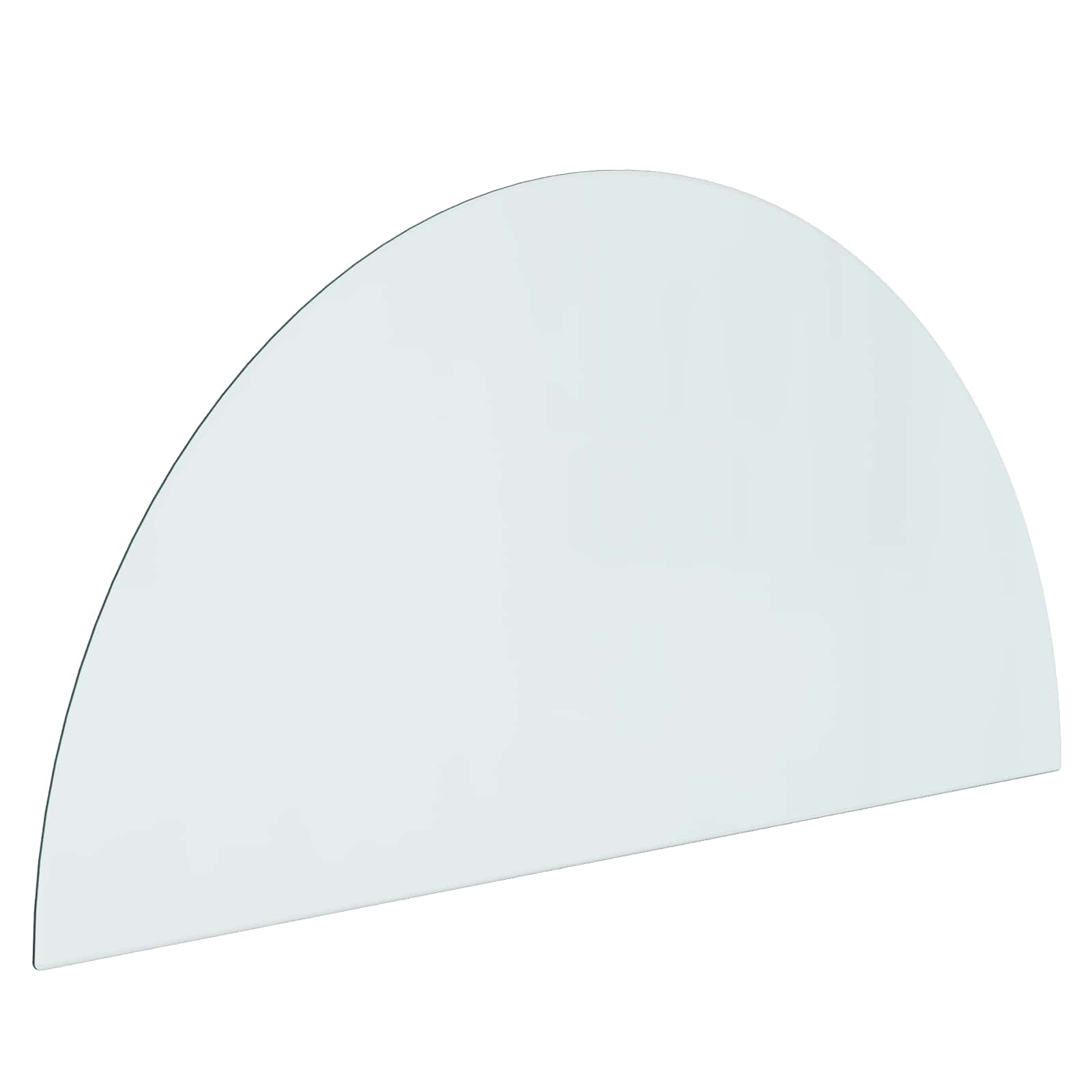 Feuerstelle Glasplatte Transparent 800 x 500 mm Glas