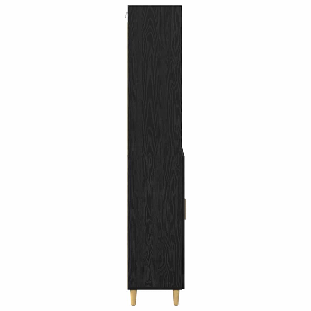 Highboard Altholz 69,5 x 32,5 x 180 cm Holzwerkstoff