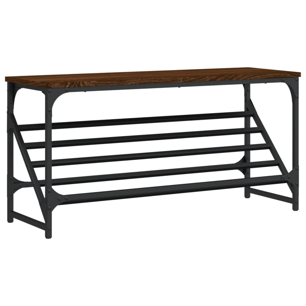 Schuhregal Schwarz 60x30x45 cm Holzwerkstoff