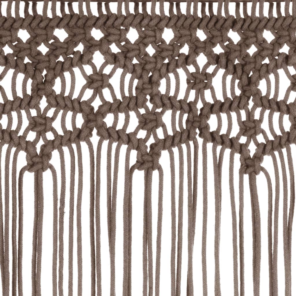 Makramee Vorhang 140x240 cm Baumwolle