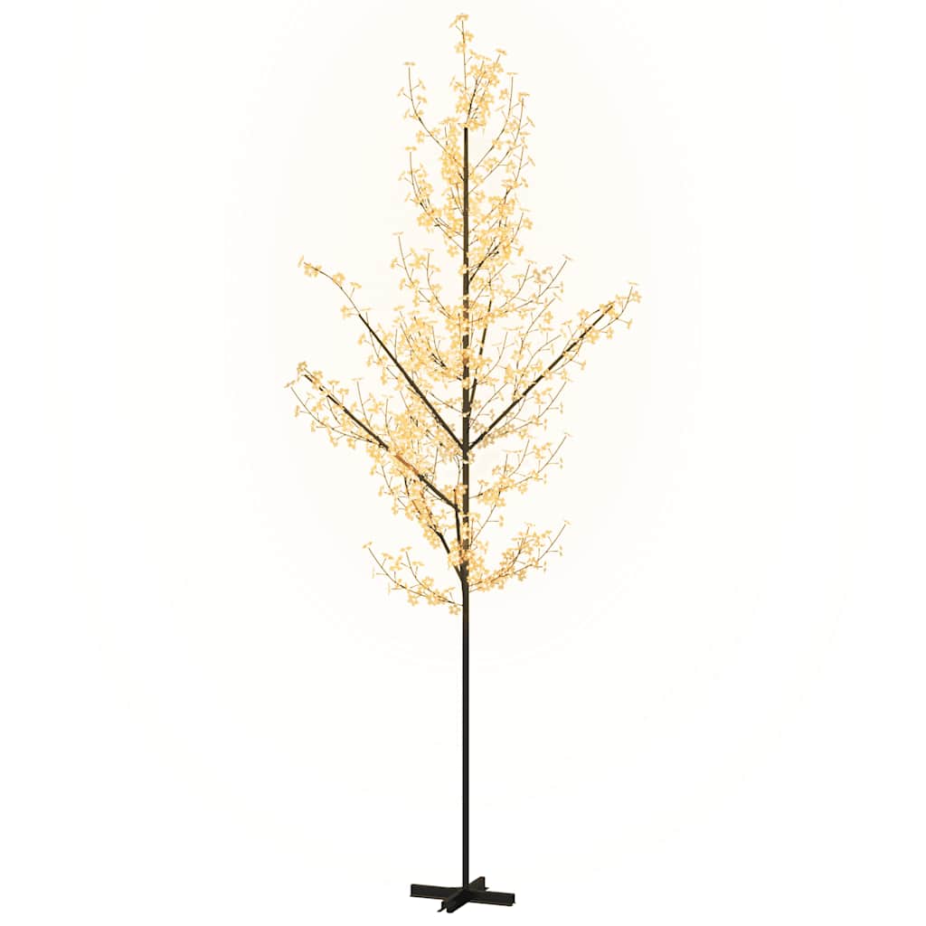 LED-Baum mit Kirschblüten Warmweiß 368 LEDs 300 cm
