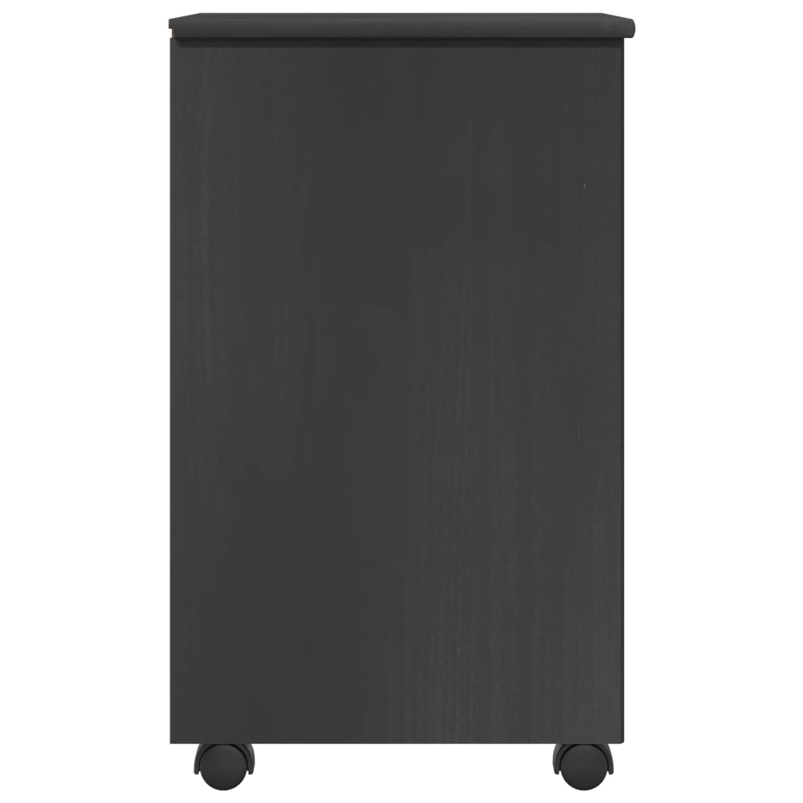 Rollschrank Honigbraun 34 x 39 x 65,5 cm Massivholz Kiefer