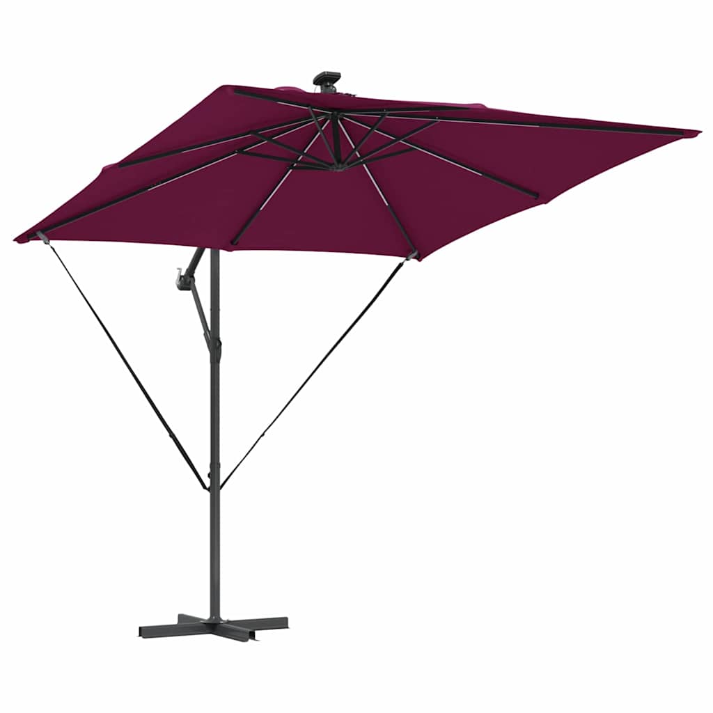 Sonnenschirm Sand 249 x 249 x 250 cm Polyester und Aluminium