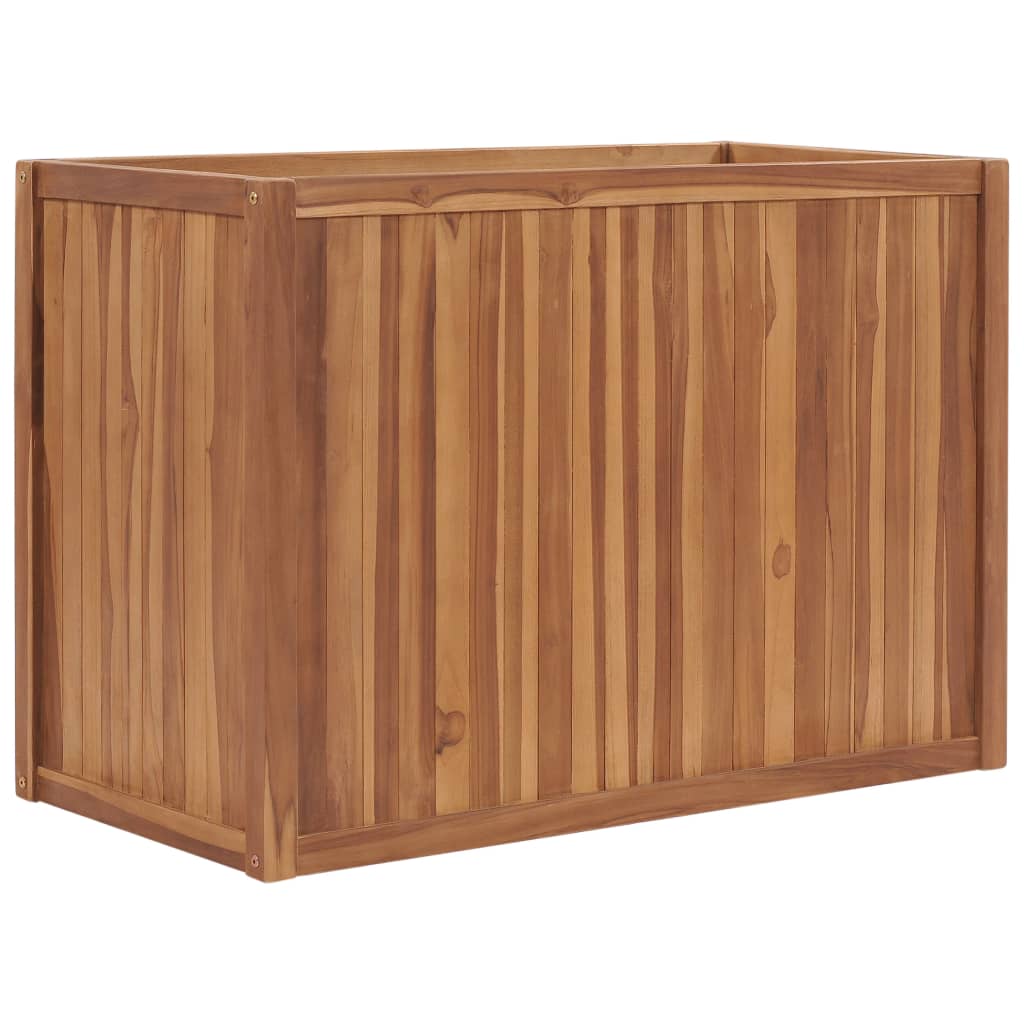 Hochbeet 150x30x25 cm Massivholz Teak