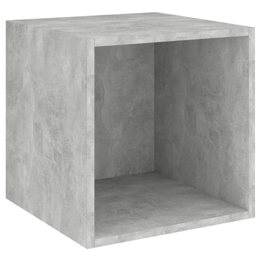 2-tlg. TV-Schrank-Set Grau Holzwerkstoff
