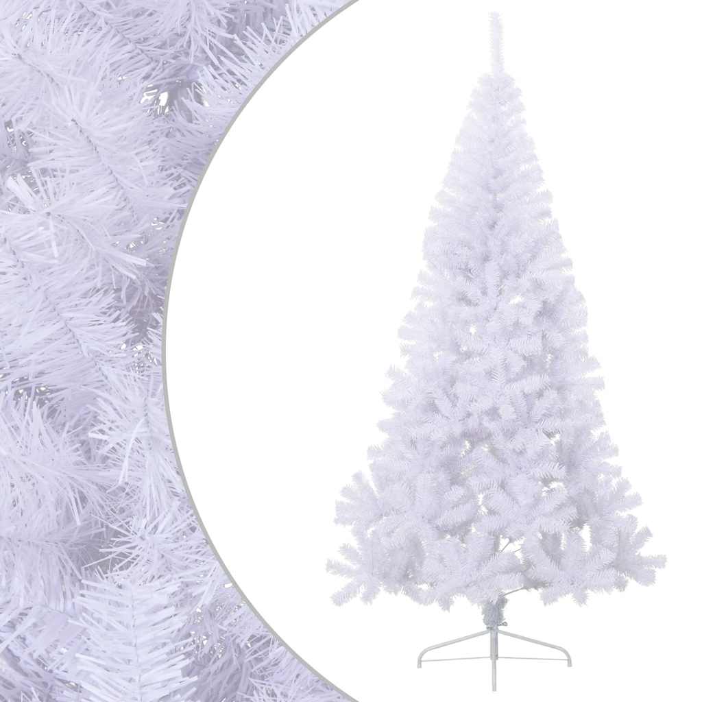 Künstlicher Halb-Weihnachtsbaum mit Ständer Grün 150 cm PVC