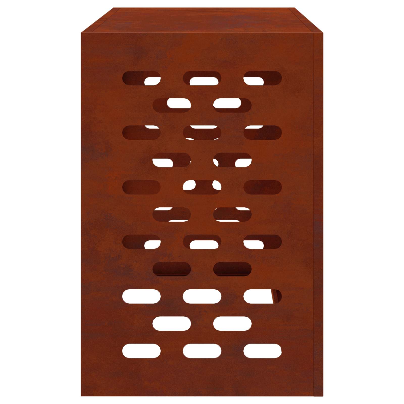 Klimaanlagenabdeckung Schwarz 90 x 40 x 60 cm Stahl