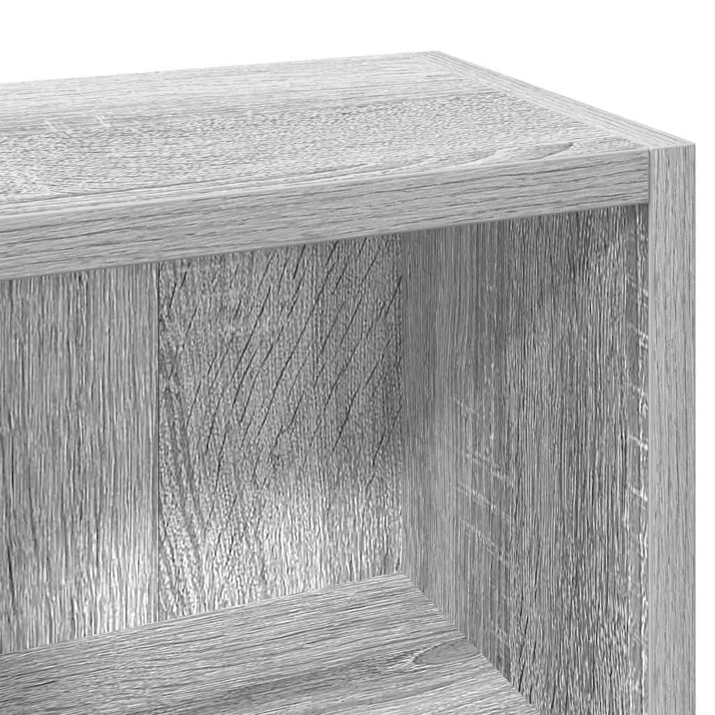 CD-Regale 2 Stk. Weiß 21x16x93,5 cm Holzwerkstoff