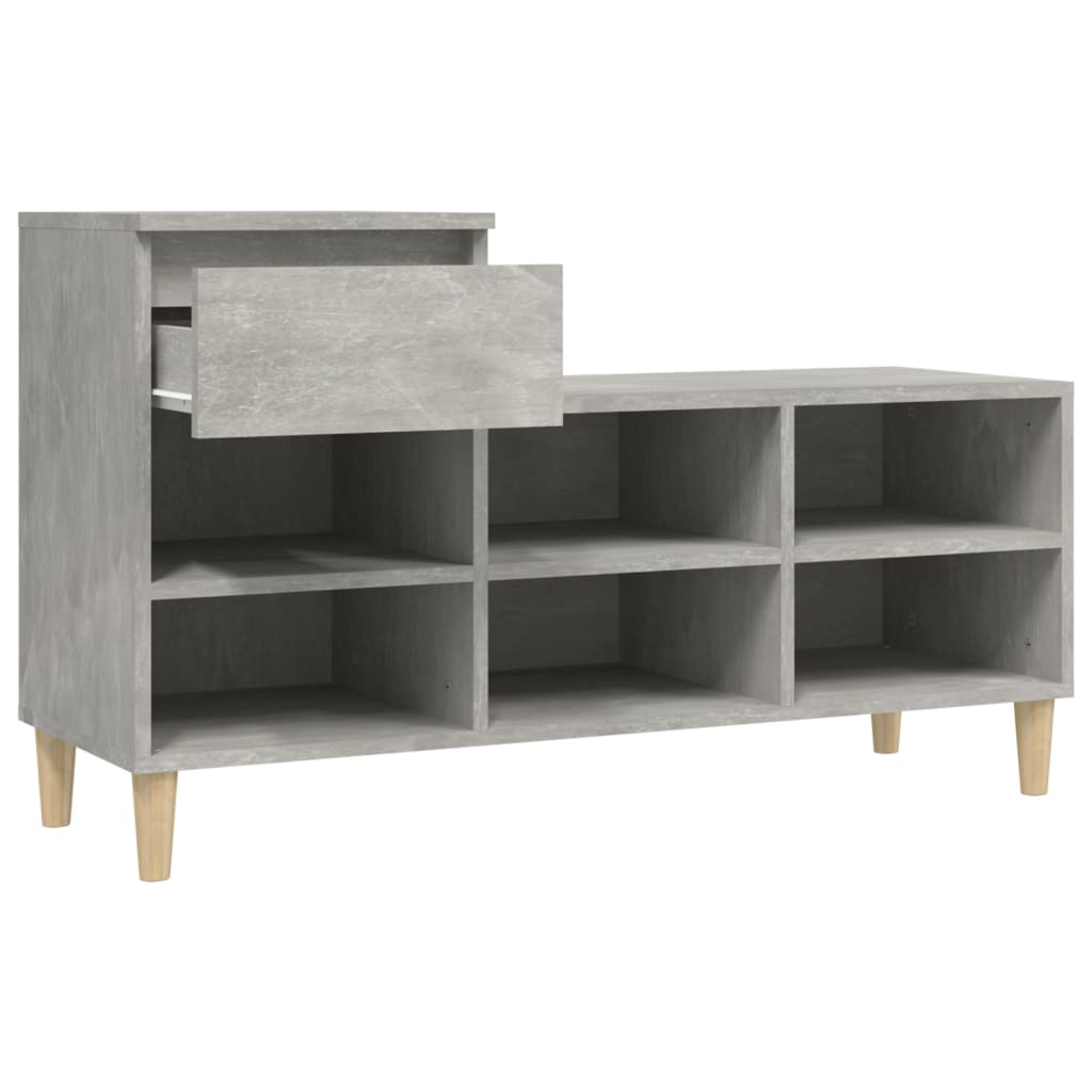 Schuhregal Weiß 102x36x60 cm Holzwerkstoff