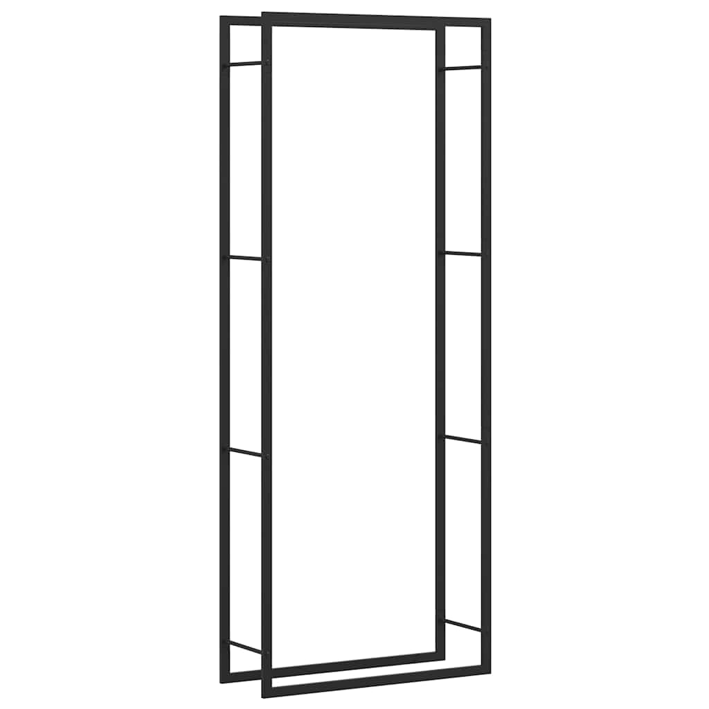 Brennholzregal 50x28x94 cm Edelstahl