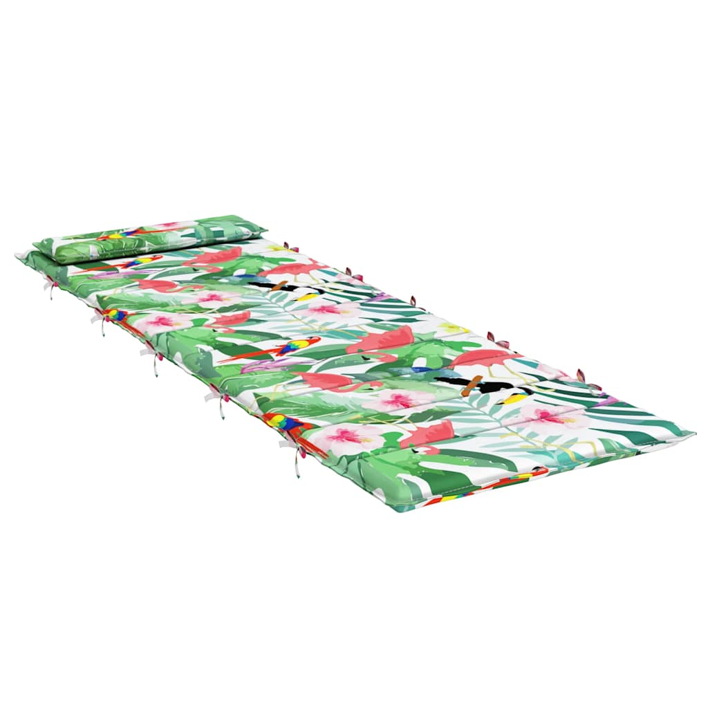 Sonnenliegen-Auflage Grau 180x60x4 cm Oxford-Gewebe