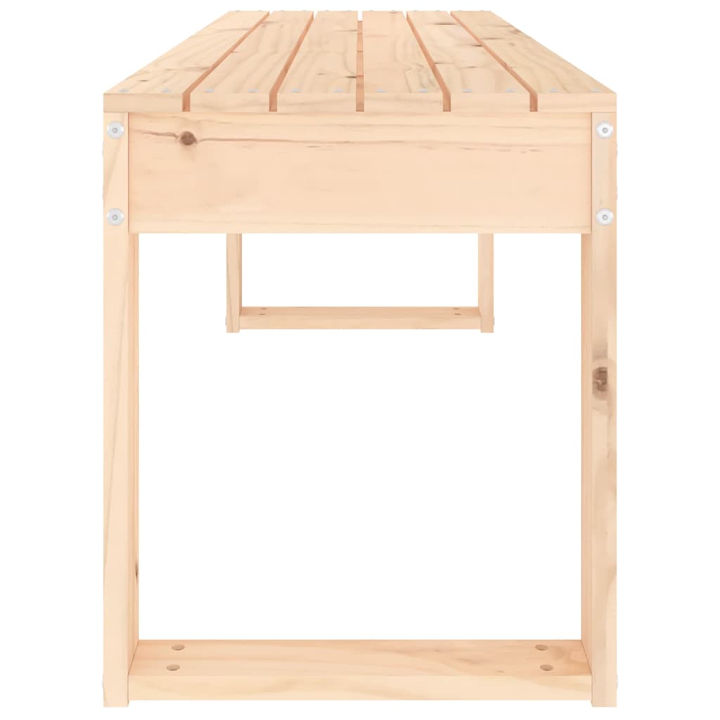 Gartenbank 80x38x45 cm Massivholz Kiefer