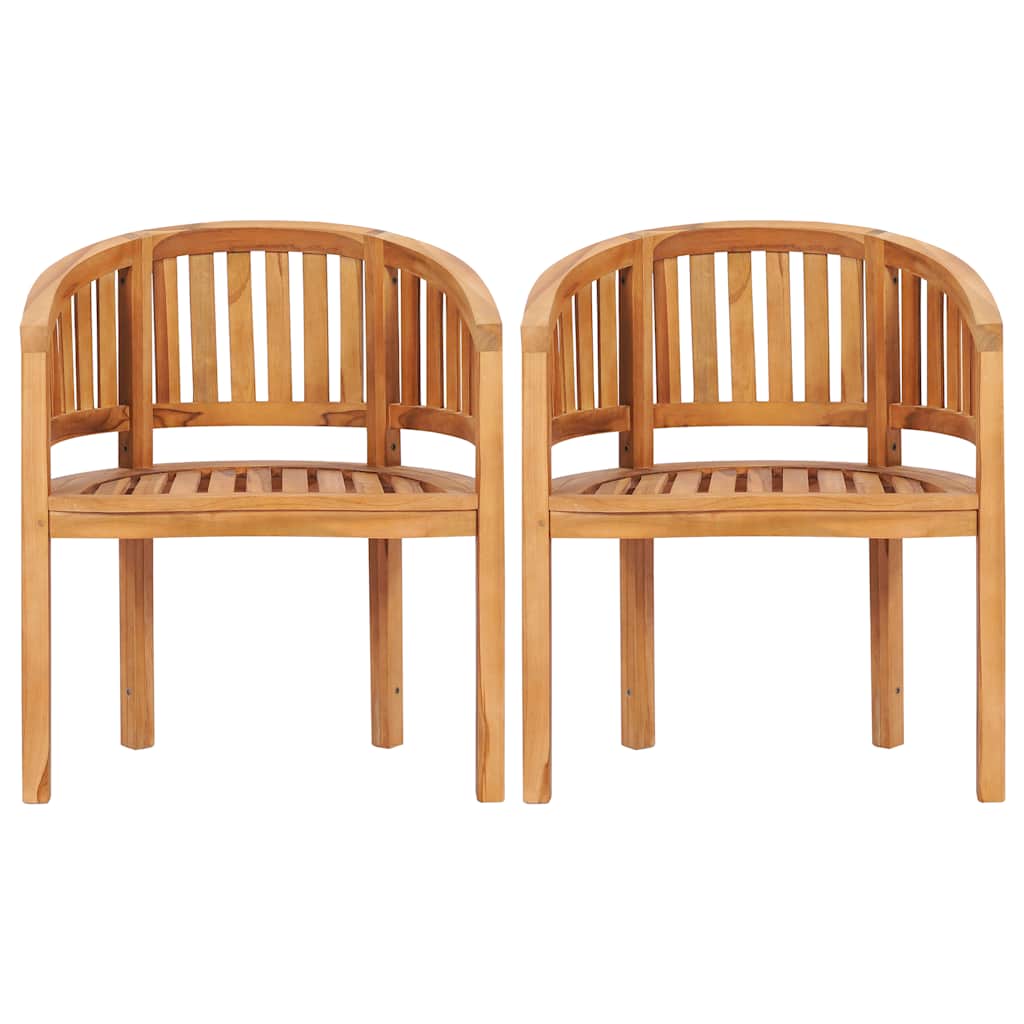 Bananenstuhl Massivholz Teak