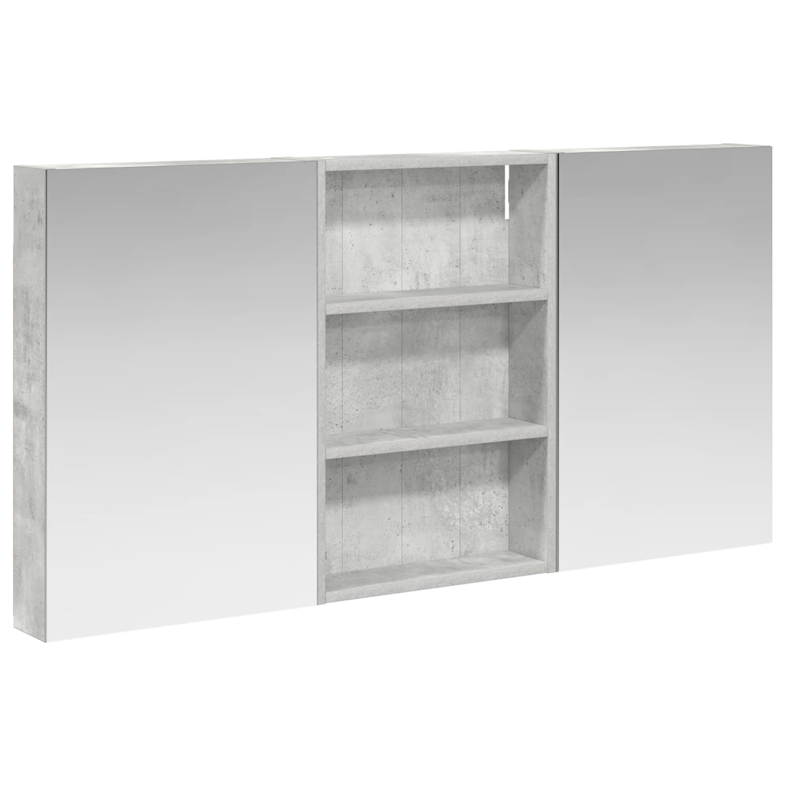 Badezimmerschrank-Set 3 pcs 80 x 10,5 x 50 cm Holzwerkstoff