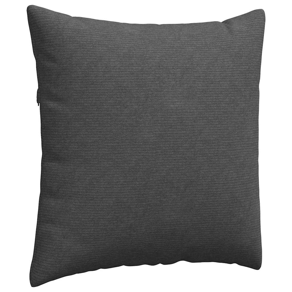 Sofakissen 2 Stück Hellgrau 50 x 30 cm Cordstoff