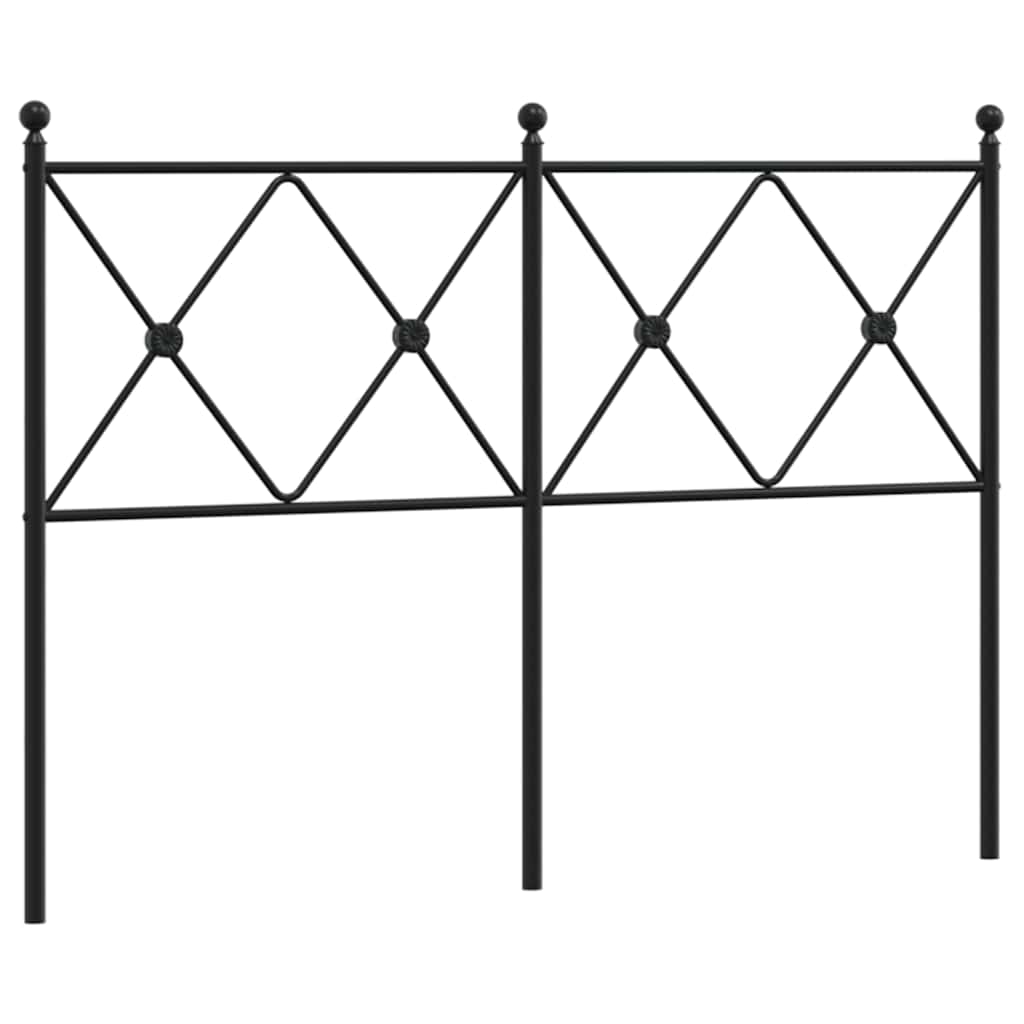 Ersatz-Kopfteil Metall Schwarz 75 cm