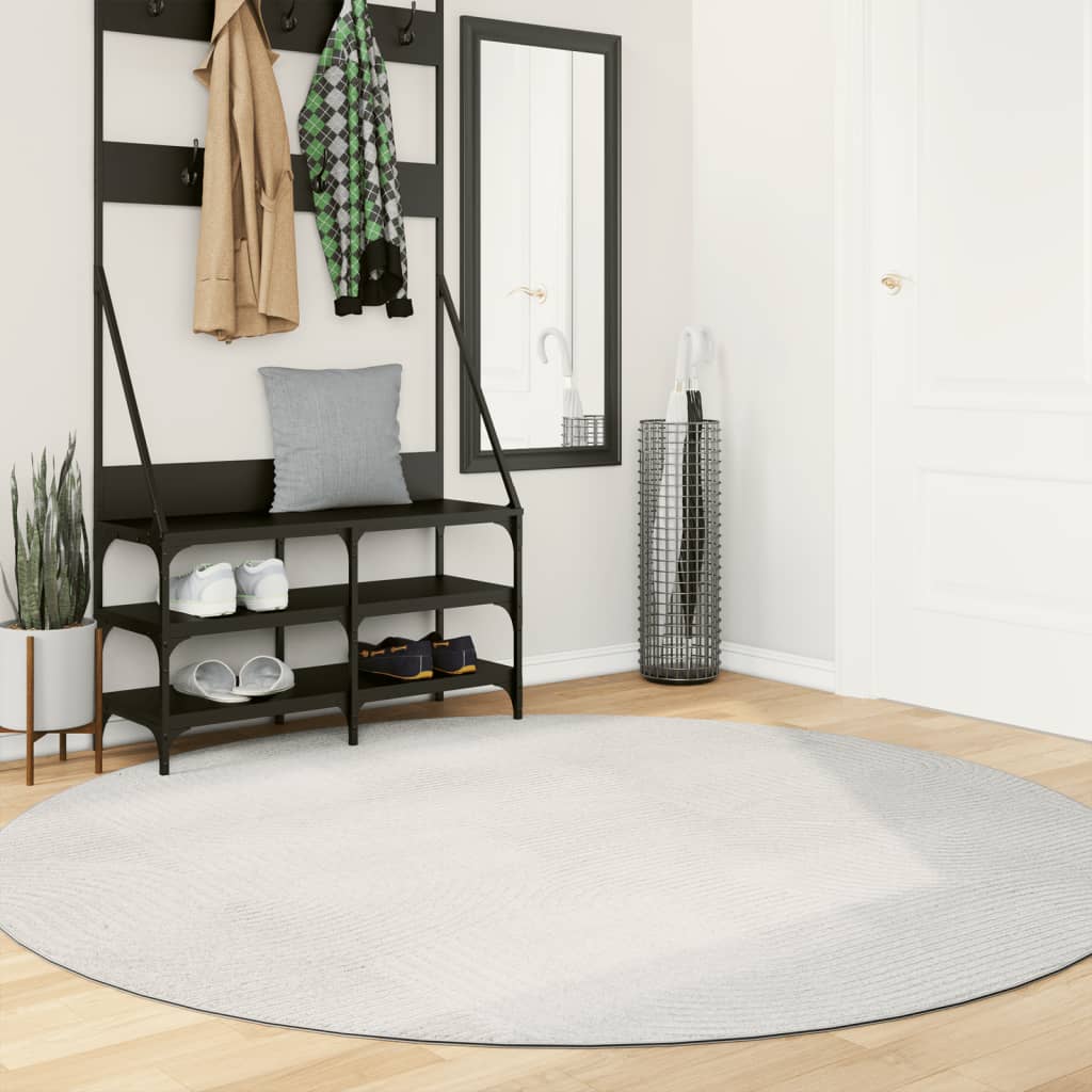 Teppich IZA Kurzflor Skandi-Stil Anthrazit 80x150 cm