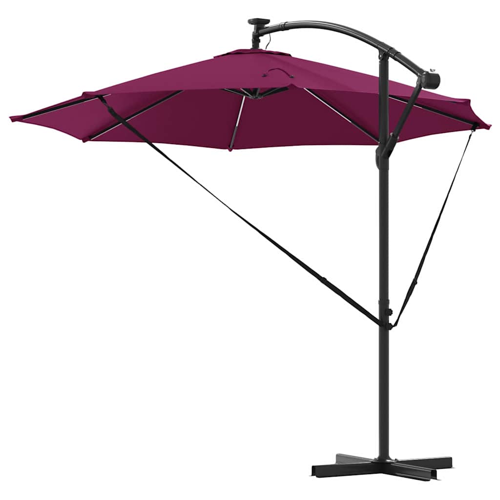 Sonnenschirm Sand 294 x 294 x 248 cm Polyester und Aluminium