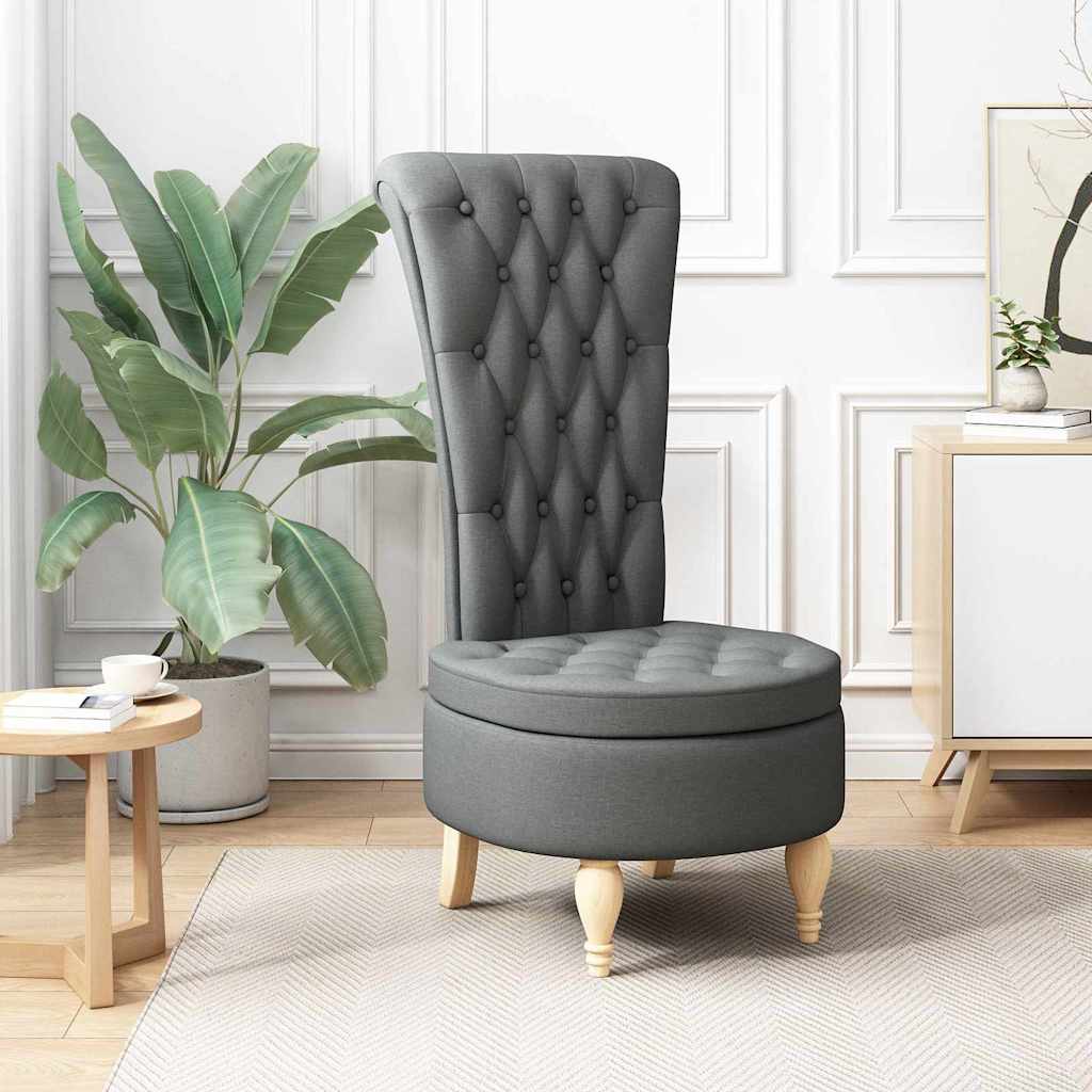 Schlafsessel Hellgrau 56,5 x 70 x 110 cm Stoff