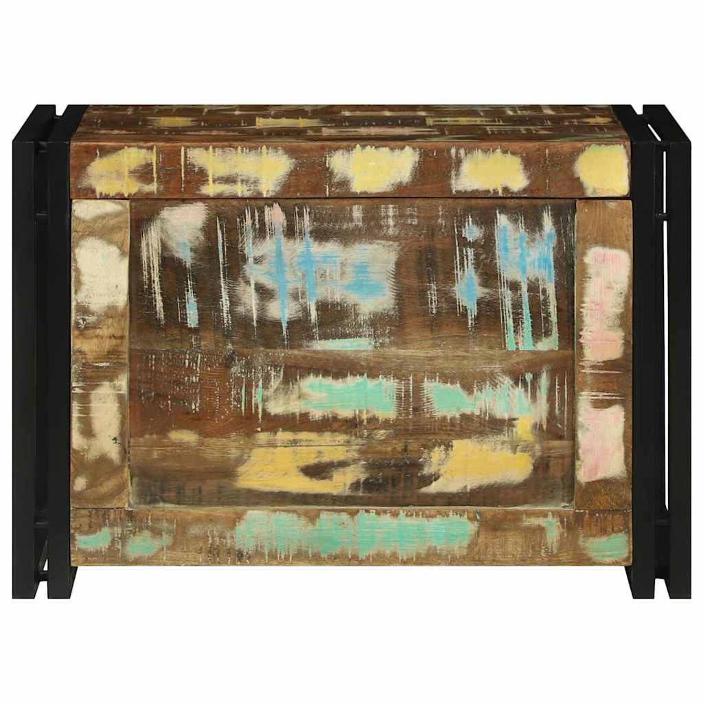 Aufbewahrungsbox 50 x 50 x 50 cm Massives upgecyceltes Holz