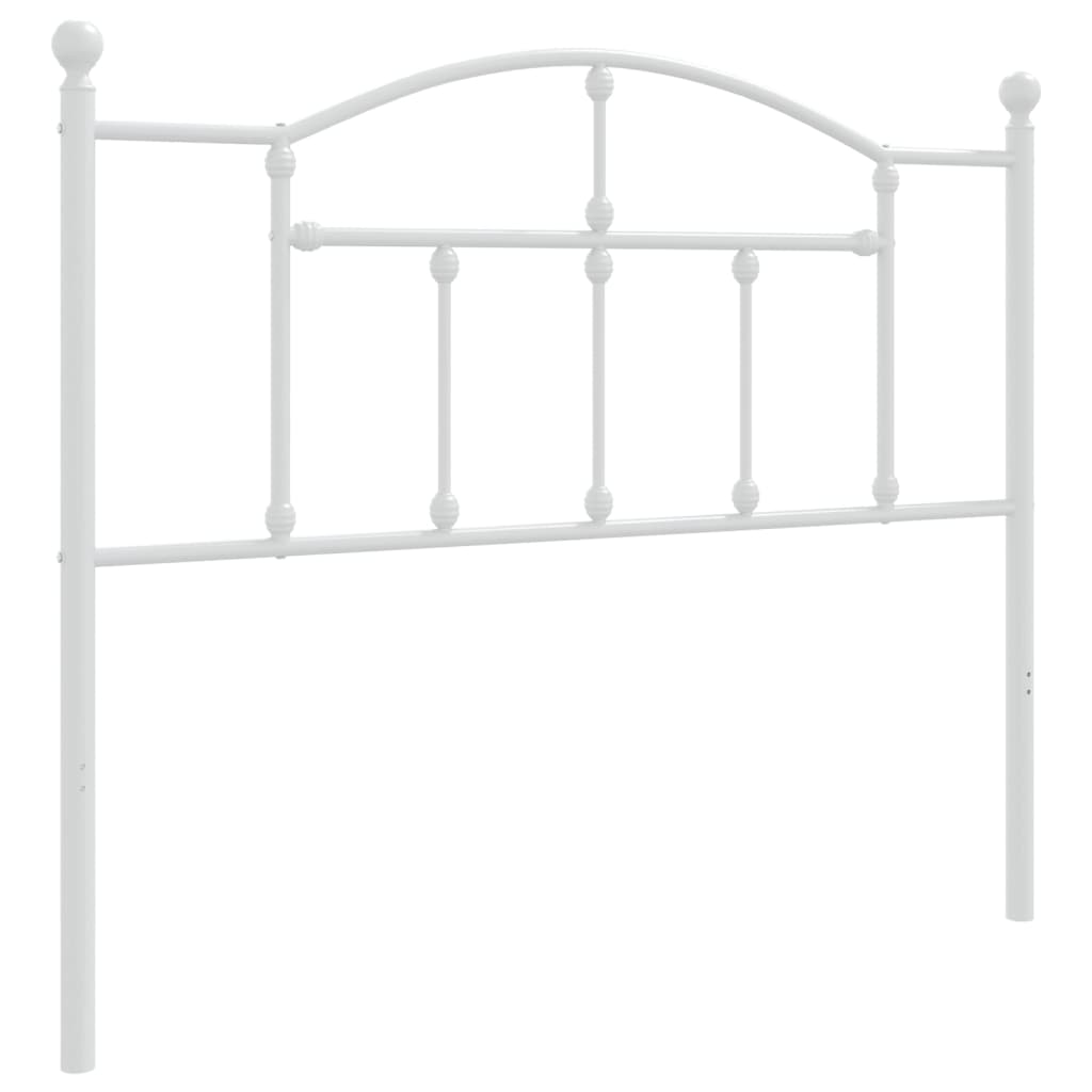 Ersatz-Kopfteil Metall Schwarz 90 cm