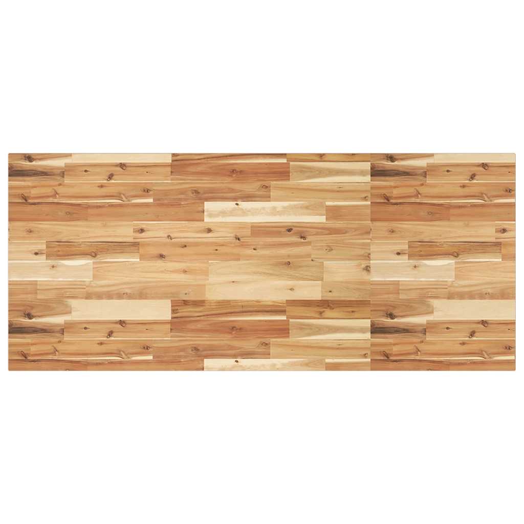 Tischplatte Rechteckig 60x50x2 cm Massivholz Akazie