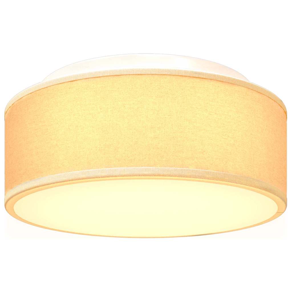 Deckenlampe mit Strahlern Schwarz 30 x 30 x 13,5 cm Stoff