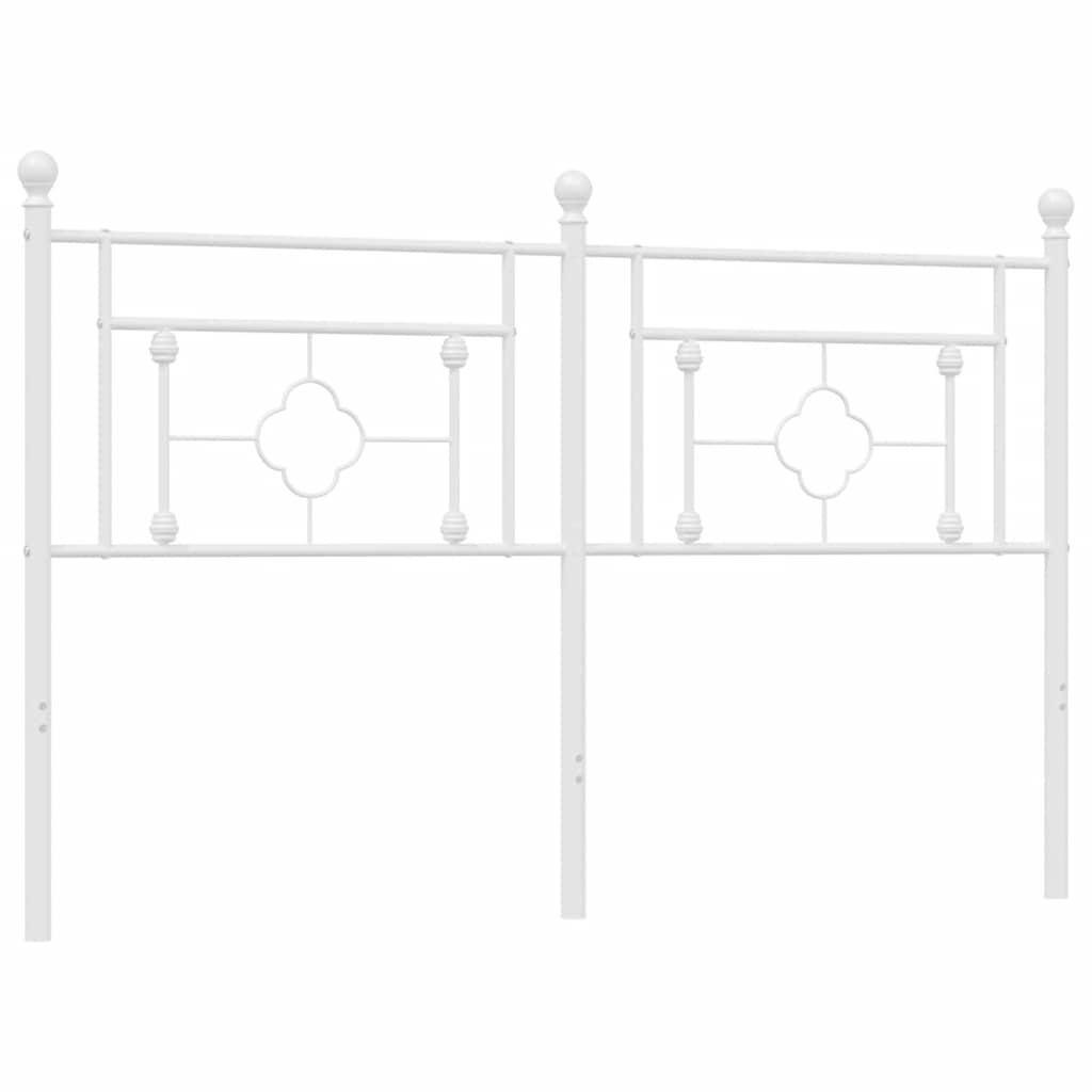 Ersatz-Kopfteil Metall Schwarz 100 cm